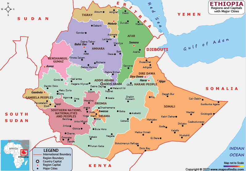 Ethiopia-Map Ethiopia-Map